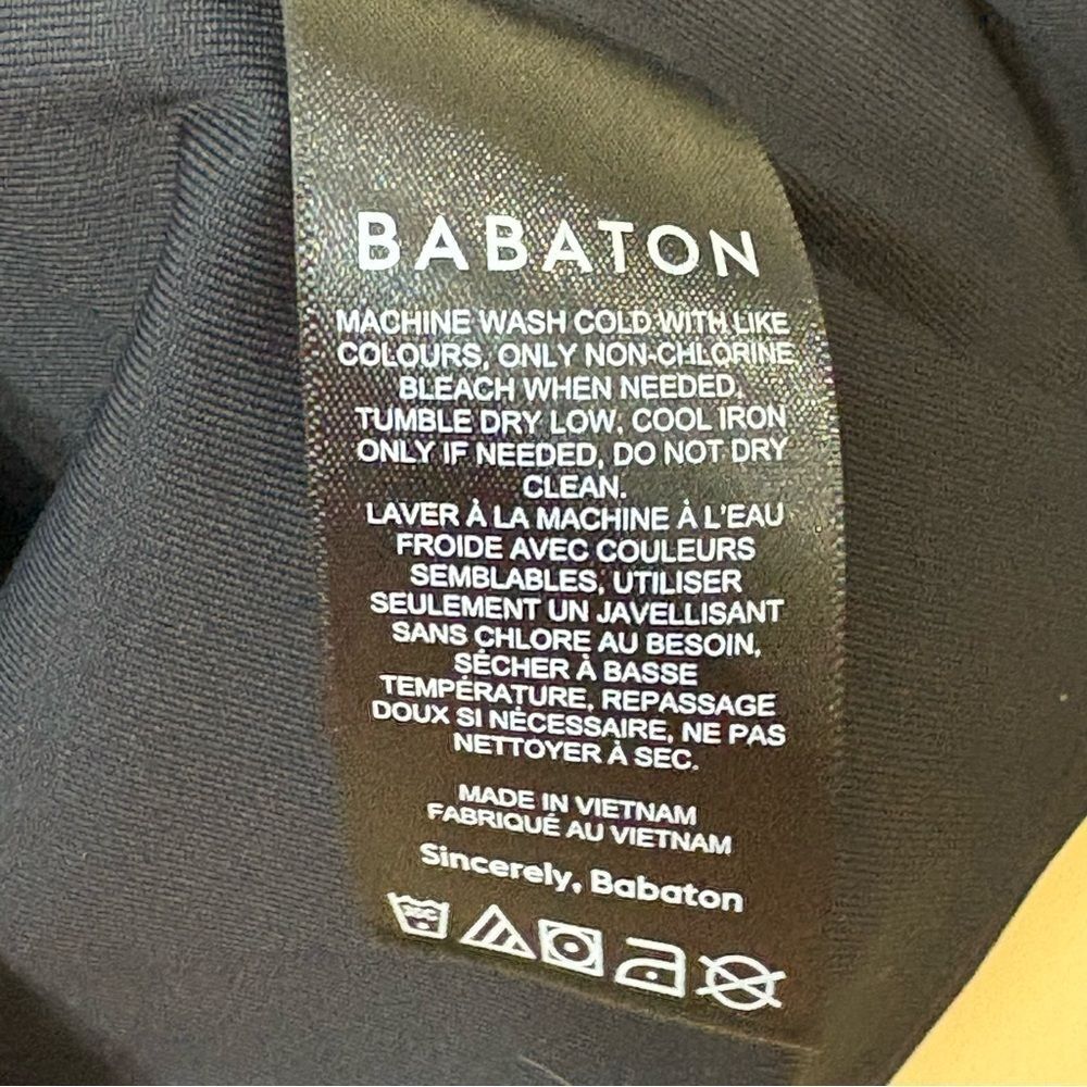 Babaton Black Sleeveless Mock Neck Crop Top - Picture 10 of 11
